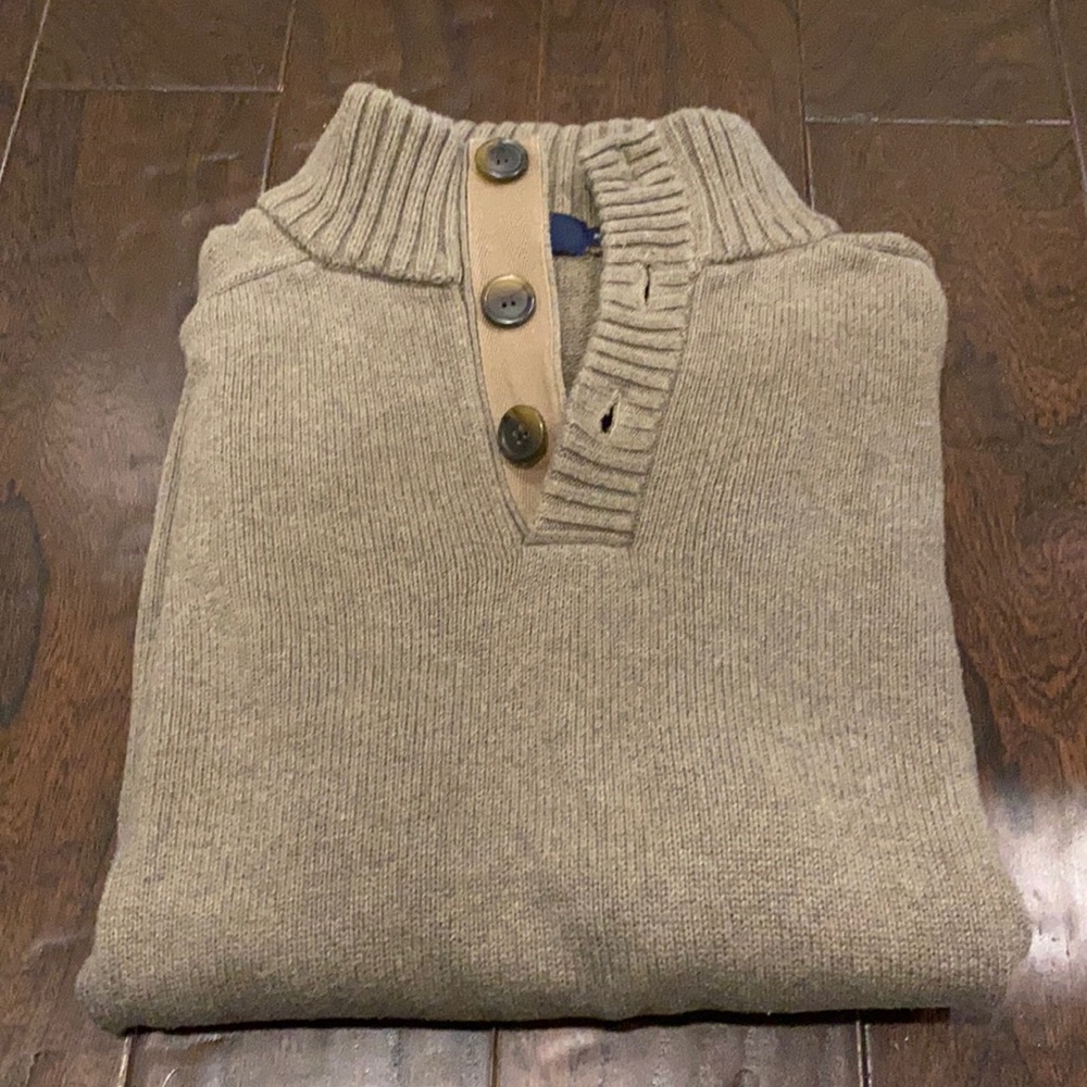 Men’s jcrew M medium tan sweater